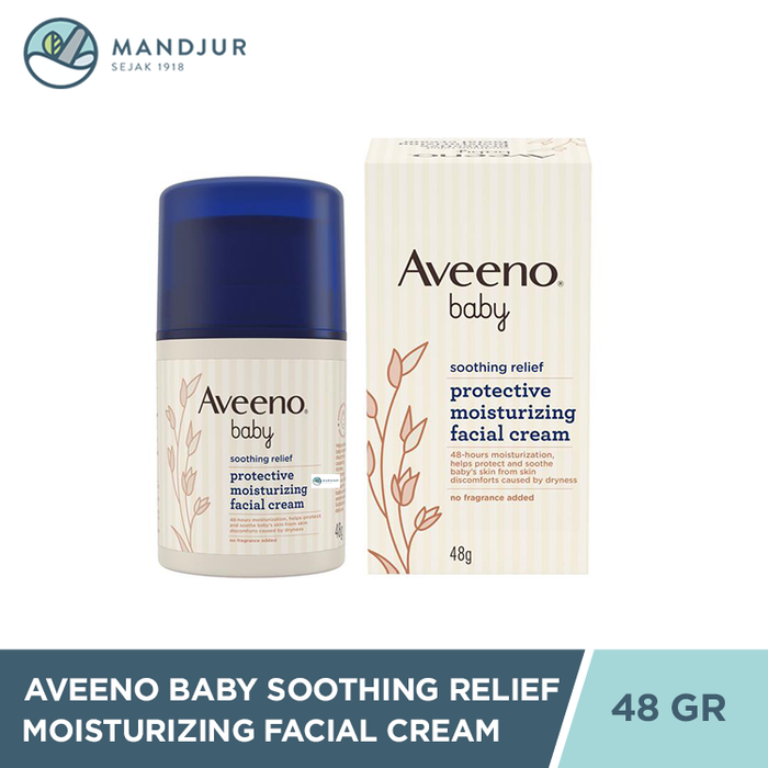 Aveeno Baby Soothing Relief Protective Moisturizing Facial Cream 48 Gr
