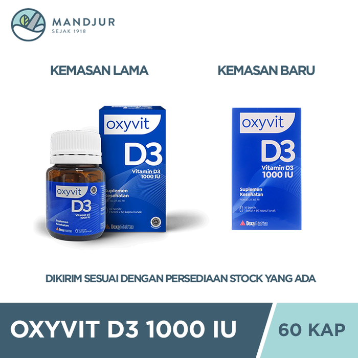 Oxyvit D3 60 Kapsul