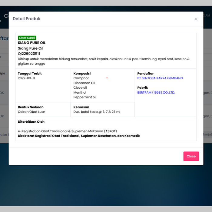 Siang Pure Oil 25 cc
