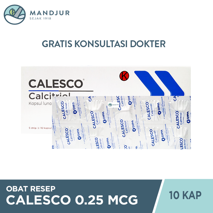 Calesco 0.25 mcg 10 Kapsul