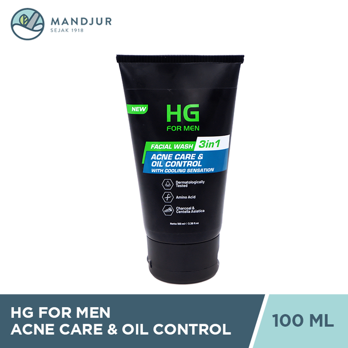 HG For Men Facial Wash Acne Care & Oil Control 100 ML