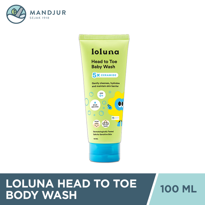 Loluna Head to Toe Baby Wash 100 mL