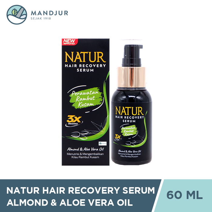 Natur Hair Recovery Serum Almond & Aloe Vera Oil 60 ML