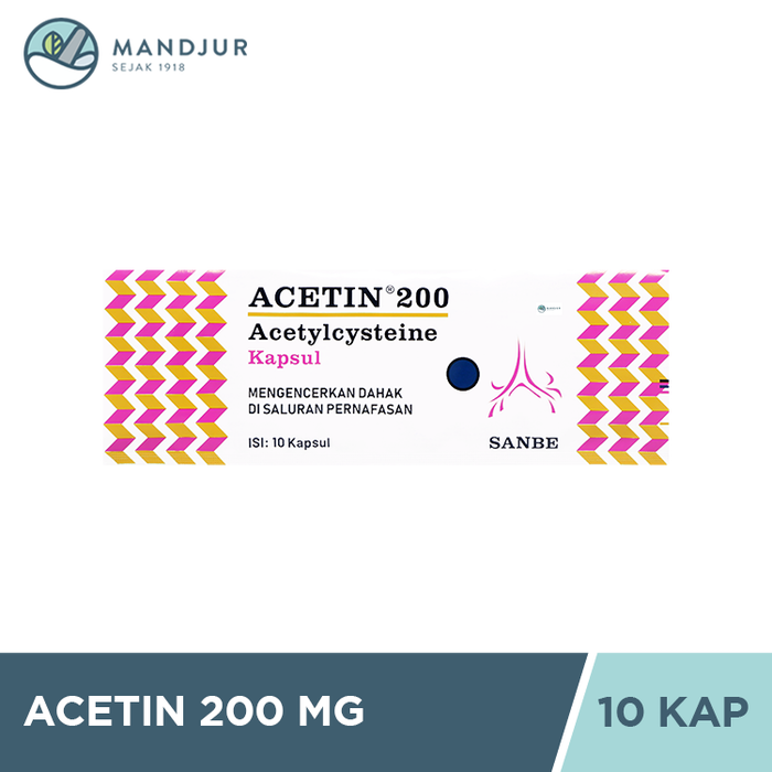 Acetin 200 Mg 10 Kapsul
