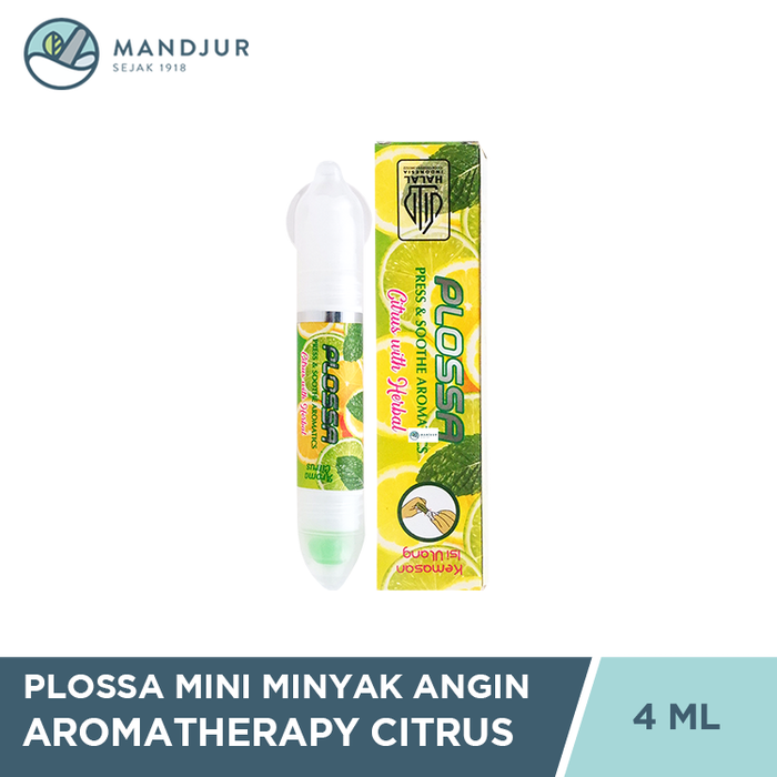 Plossa Mini Minyak Angin Aromatherapy Citrus