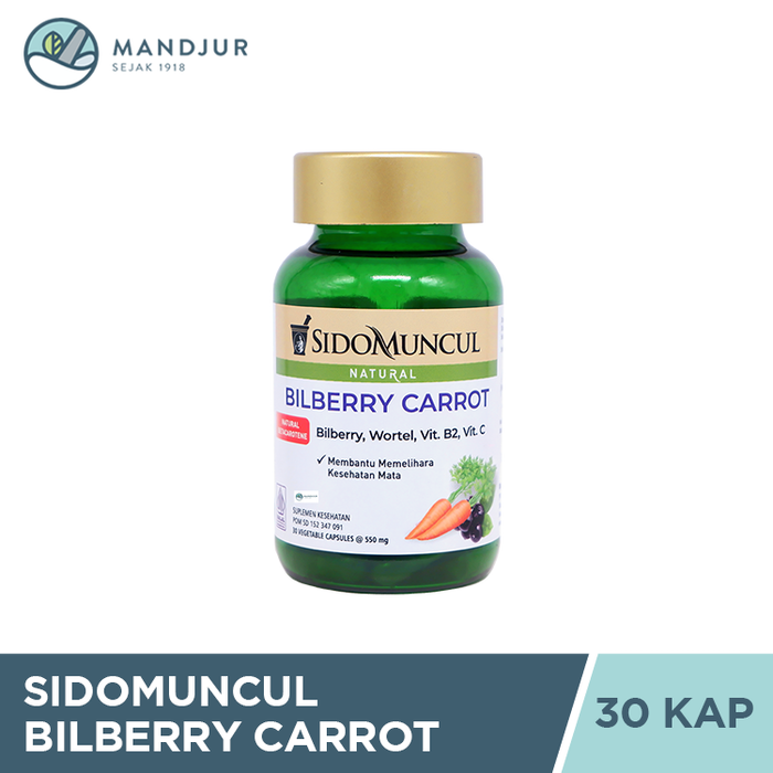 Sido Muncul Bilberry 30 Kapsul