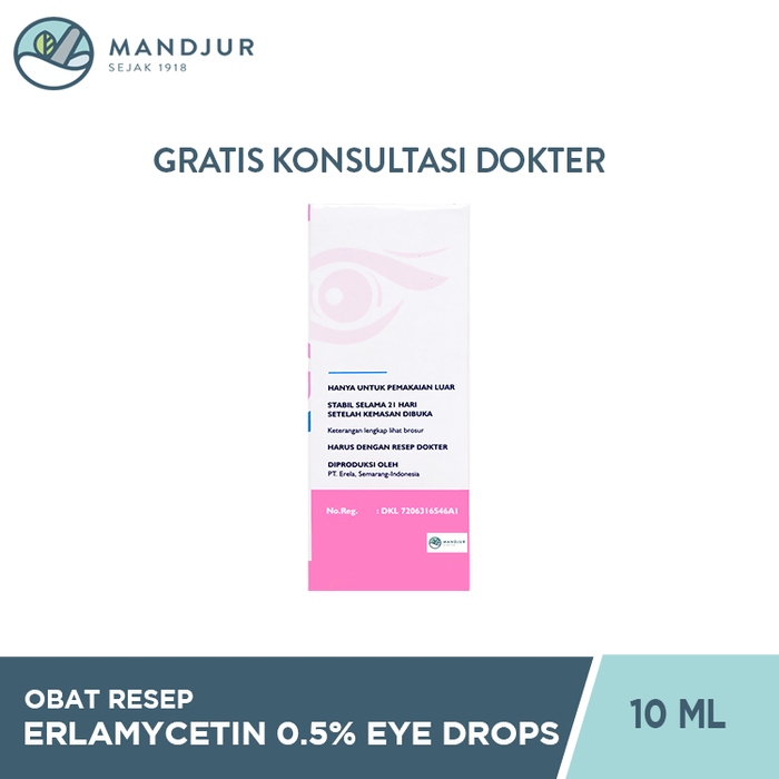 Erlamycetin 0.5% Eye Drops 10 ml