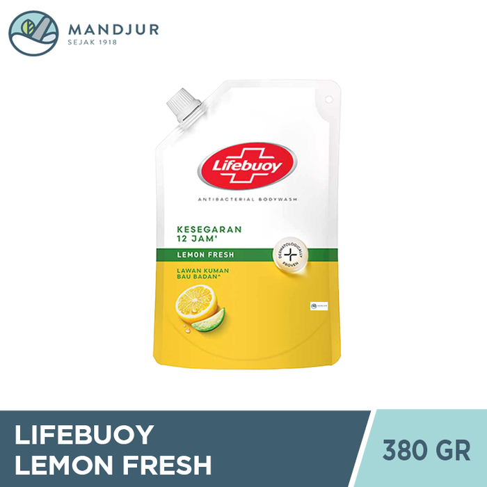 Lifebuoy Sabun Mandi Cair Refill Lemon Fresh 380 gr