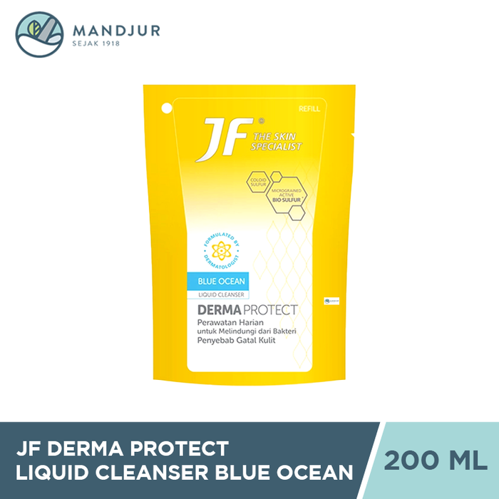 JF Derma Protect Blue Ocean Liquid Cleanser Pouch 200 mL