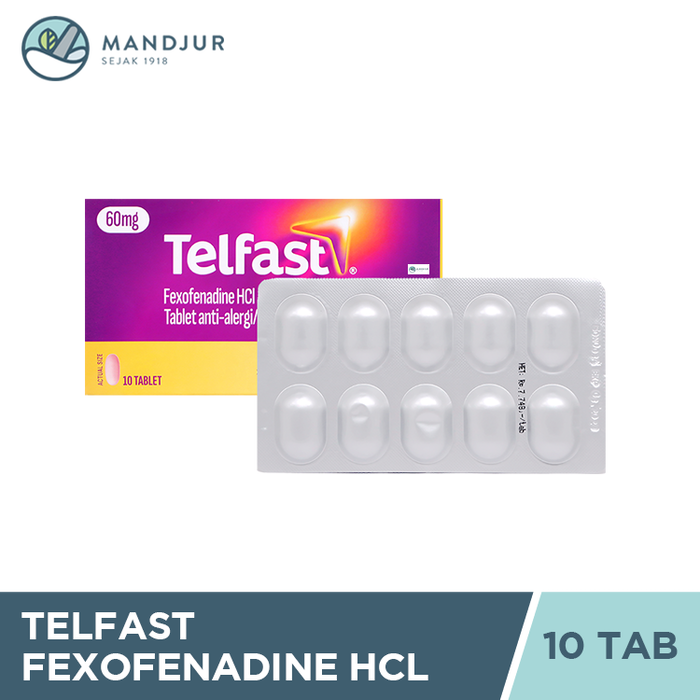 Telfast 60 Mg 10 Tablet