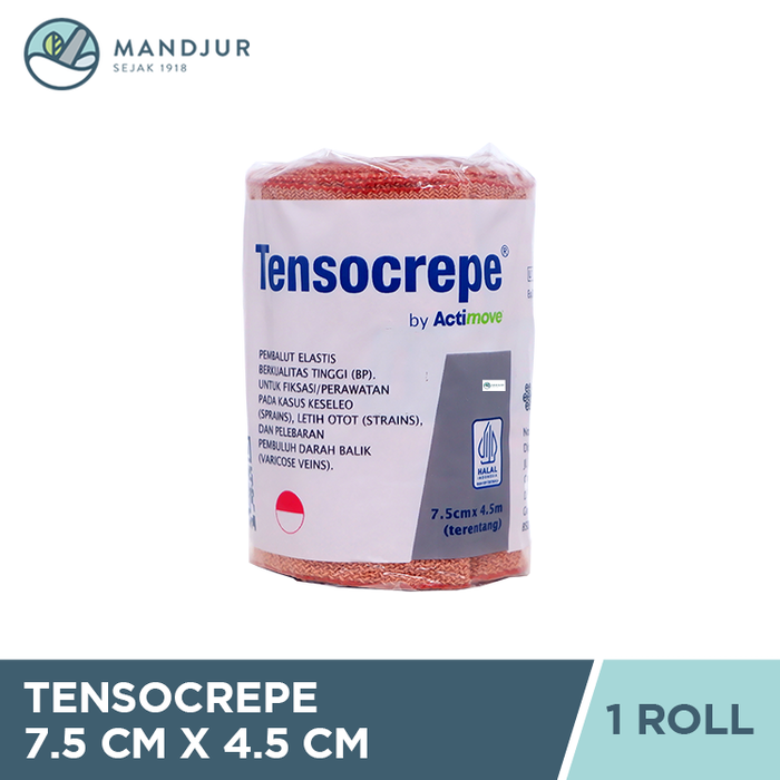 Tensocrepe Perban Elastis 7.5 CM x 4.5 M