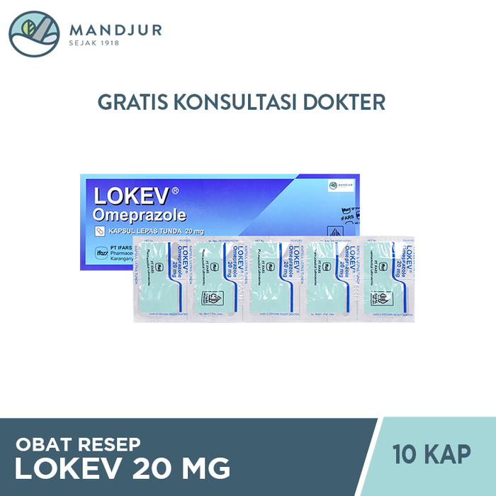Lokev 20 Mg 10 Kapsul
