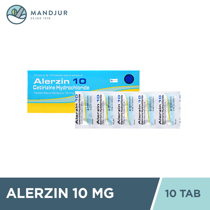 Alerzin 10 mg 10 Tablet