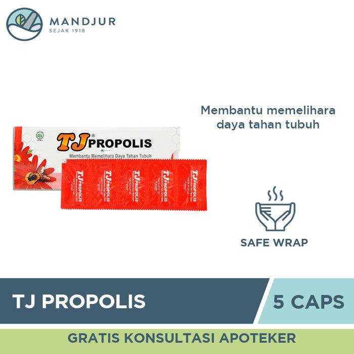 TJ Propolis 1 Strip 5 Kapsul - Apotek Mandjur