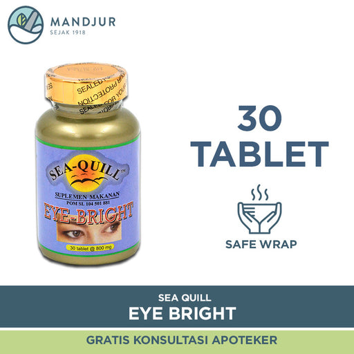 Sea Quill Eye Bright 30 Tablet - Apotek Mandjur