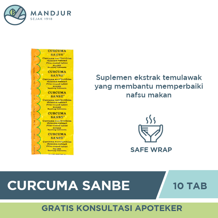 Curcuma Sanbe 10 Tablet