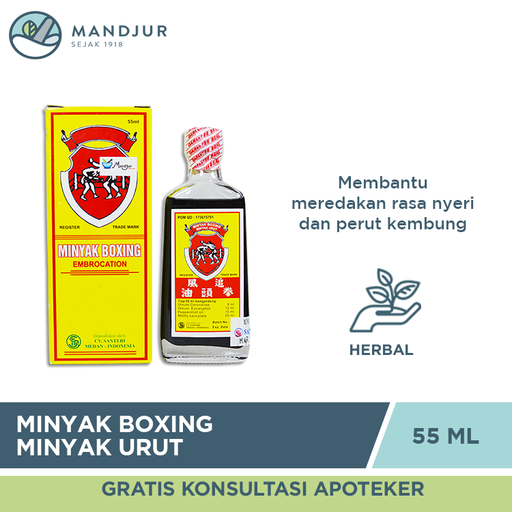 Minyak Boxing Minyak Urut 55 ML - Apotek Mandjur