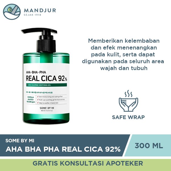 SOME BY MI AHA BHA PHA Real Cica 92% Cool Calming Soothing Gel 300 ML