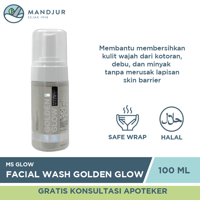 MS Glow Facial Wash Golden Glow 100 ML