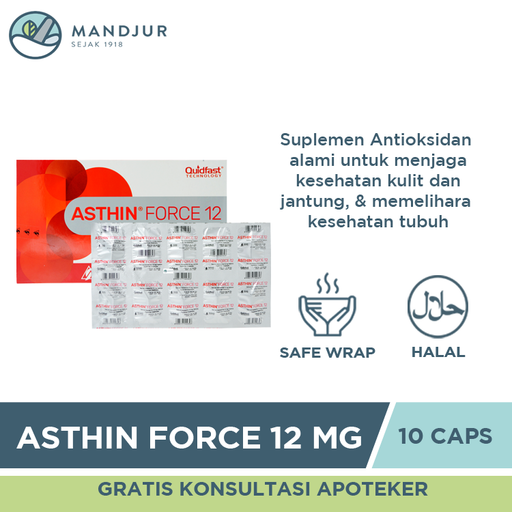 Asthin Force 12 Mg 10 Kapsul - Apotek Mandjur