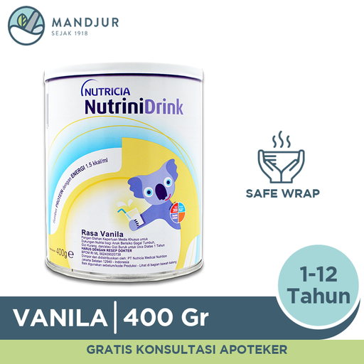 Nutricia Nutrinidrink Powder Vanila 400 Gram - Apotek Mandjur