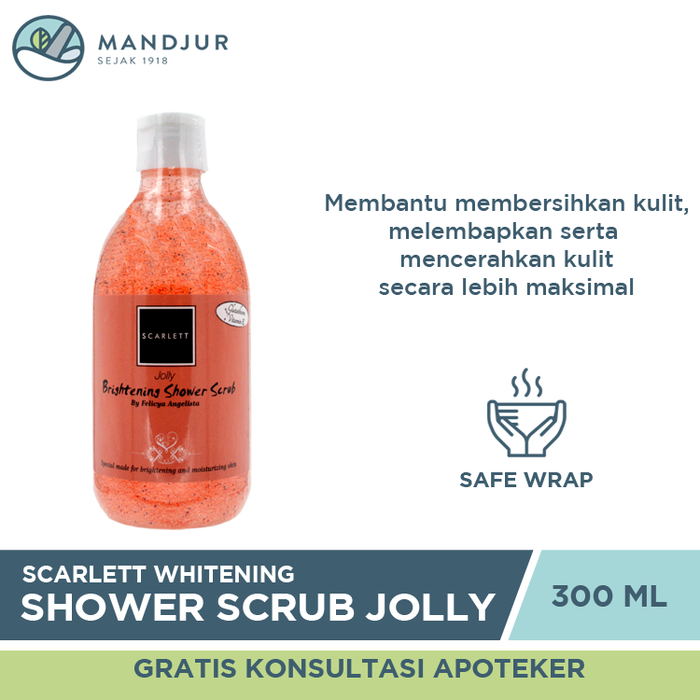 Scarlett Whitening Shower Scrub Jolly 300 ML