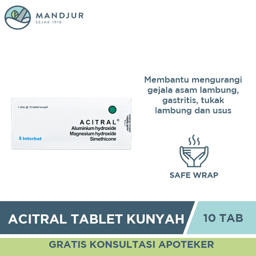 Acitral 10 Tablet - Apotek Mandjur