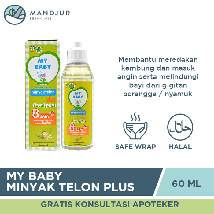 My Baby Minyak Telon Plus 60 Ml