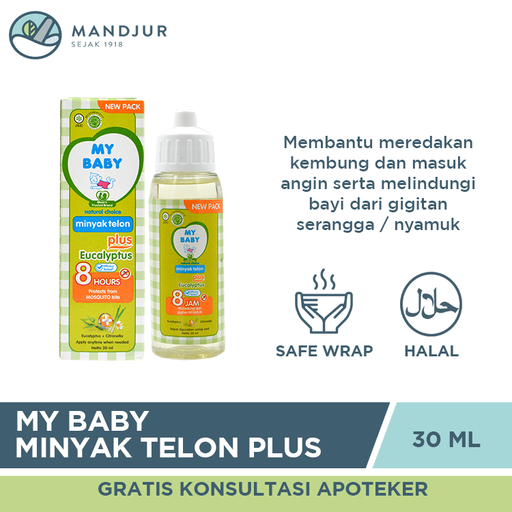My Baby Minyak Telon Plus 30 Ml - Apotek Mandjur