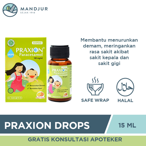 Praxion Drops 15 ml - Apotek Mandjur