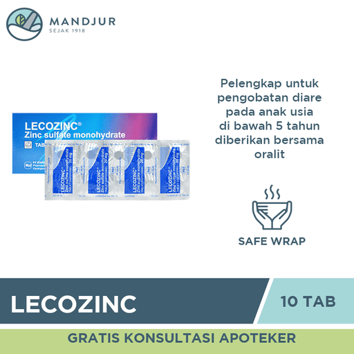 Lecozinc 10 Tablet - Apotek Mandjur