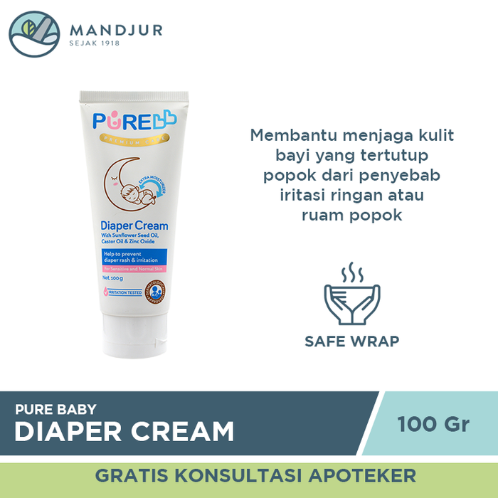 Pure baby diaper 2024 cream