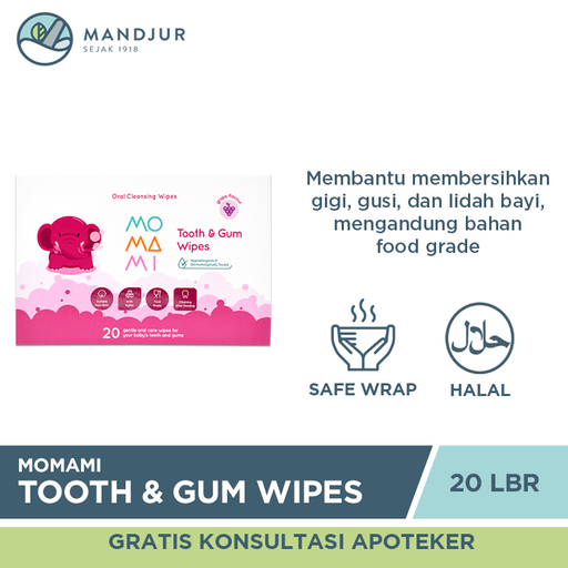 Momami Tooth & Gum 20 Lembar - Apotek Mandjur