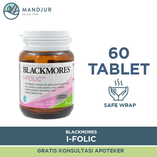 Blackmores I-Folic - Isi 60 Tablet - Apotek Mandjur