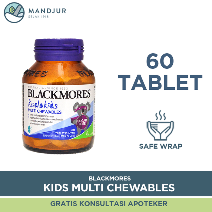 Blackmores Koala Kids Multi Chewables 60 Tablet