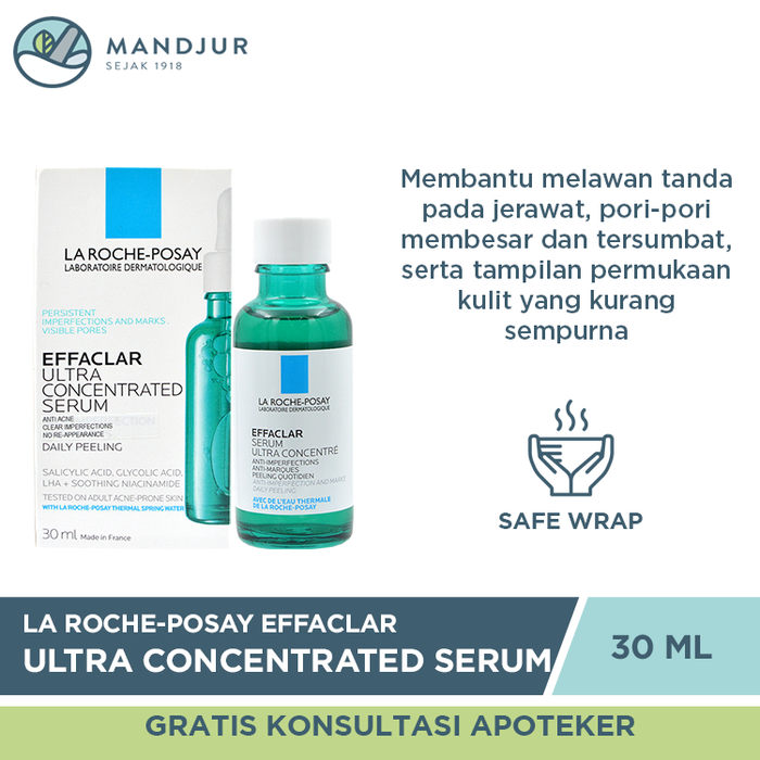 La Roche Posay Effaclar Ultra Concentrated Serum 30 mL - Apotek Mandjur
