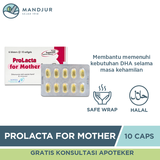 Prolacta for Mother 10 Kapsul - Apotek Mandjur
