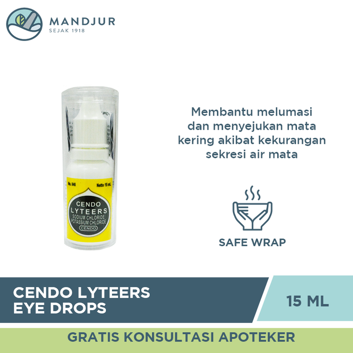 Cendo Lyteers Eye Drops 15 ML - Apotek Mandjur