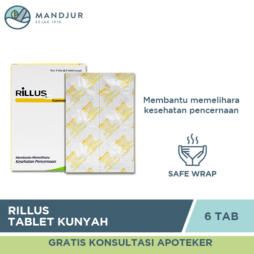 Rillus Strip 6 Tablet - Apotek Mandjur