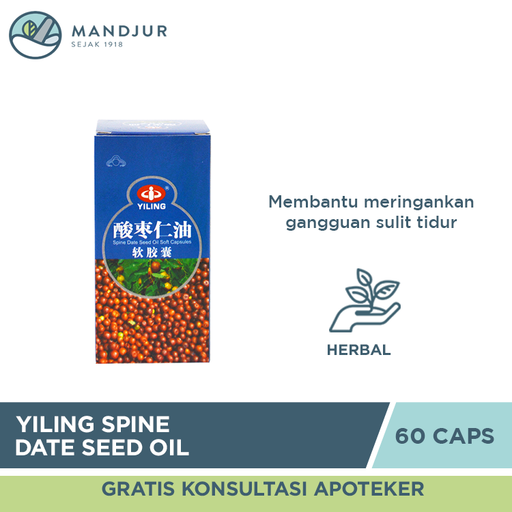Spine Date Seed Oil Soft Capsules - Apotek Mandjur