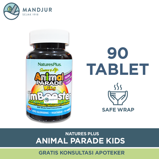Natures Plus Animal Parade Kids ImBooster 90 Tablet - Apotek Mandjur