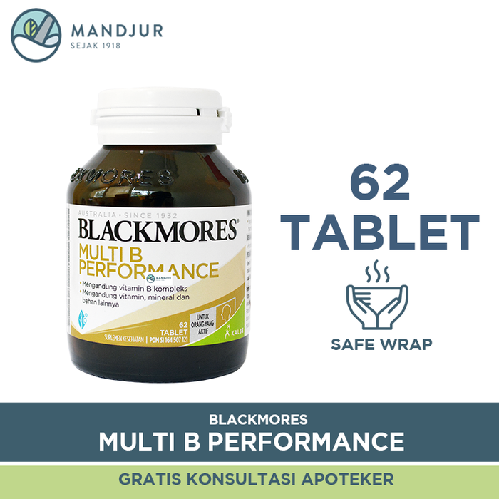 Blackmores Executive B Isi 62 Tablet - Apotek Mandjur