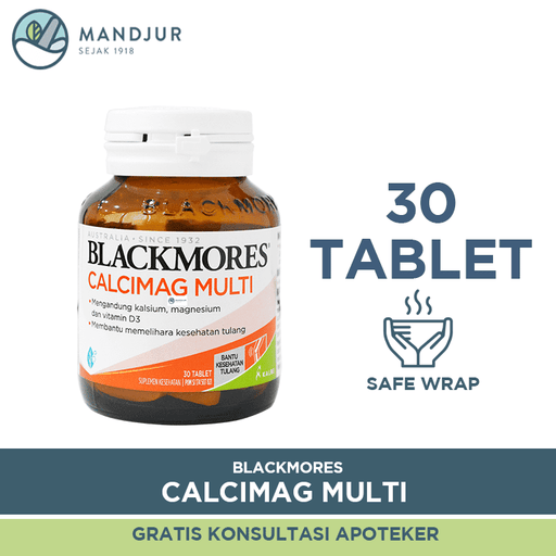 Blackmores Calcimag Multi Isi 30 Tablet - Apotek Mandjur