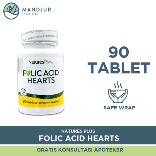 Natures Plus Folic Acid 90 Tablet - Apotek Mandjur