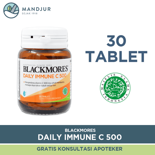 Blackmores Daily Immune C 500 30 Tablet - Apotek Mandjur