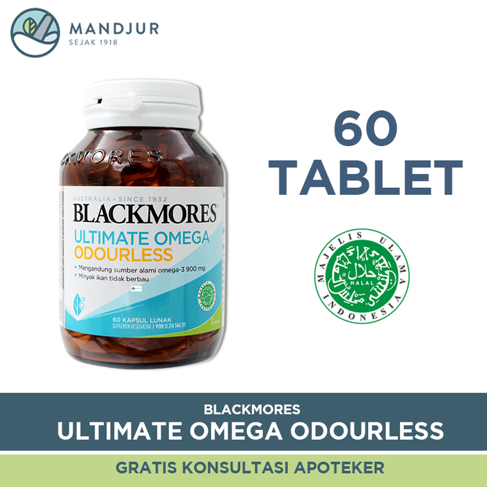 Blackmores Ultimate Omega Odourless 60 Tablet