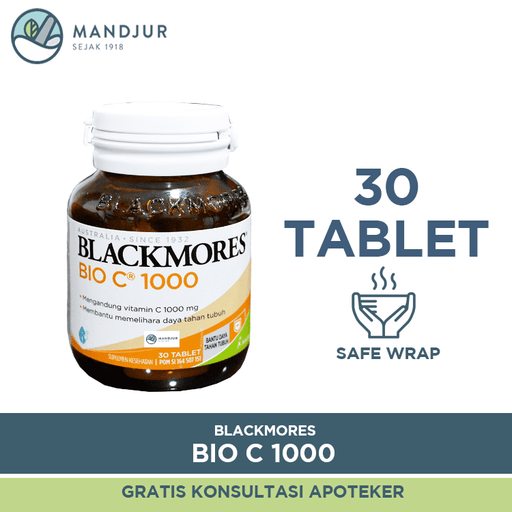 Blackmores Bio C 1000mg - Isi 30 Tablet - Apotek Mandjur