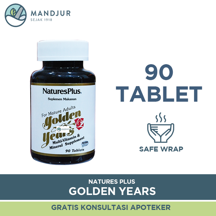 Natures Plus Golden Years 90 Tablet - Apotek Mandjur