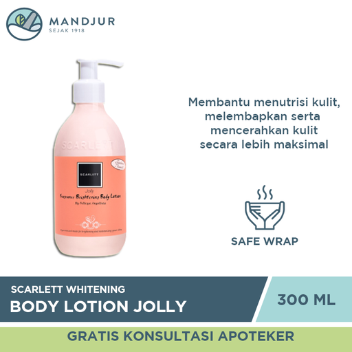 Scarlett Whitening Body Lotion Jolly 300 ML - Apotek Mandjur