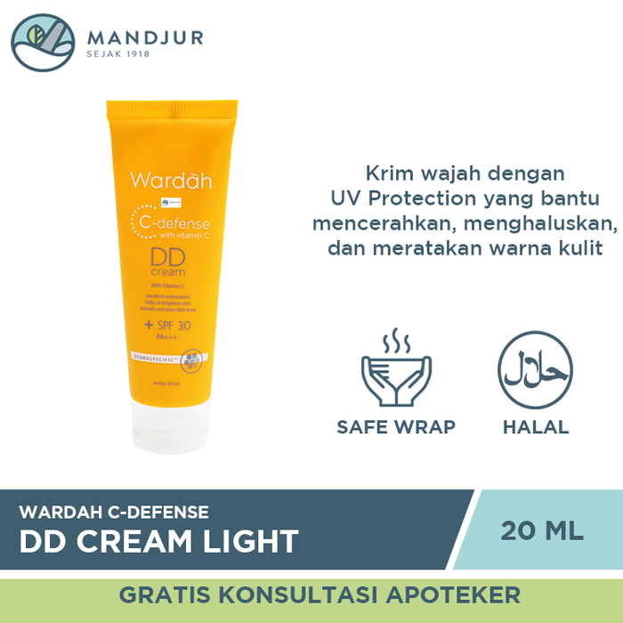 Wardah C-Defense DD Cream Light 20 ML